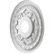 Ekena Millwork Baltimore PVC Medallion (Canopies up to 6 1/2"), 16"OD x 3 1/2"ID x 1"P, Metallic Weathered Steel CMP16BADST - alternate 2